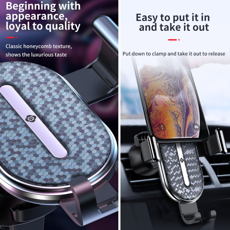 TOTUDESIGN DCTS-16 U Shield Series II Gravity Sensing Car Air Outlet Phone Holder, Suitable for 4-6.4 inch Smartphones