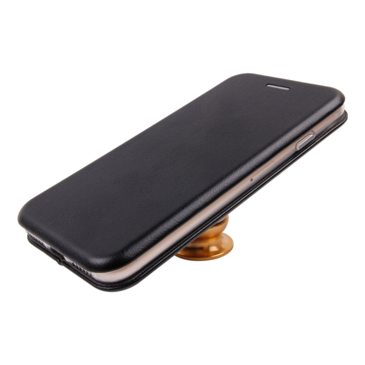For  iPhone 8 & 7  Magnetic Suction Style Horizontal Flip Leather Protective Case with Holder & Card Slots, Can Match the Car Holder(Not Included)