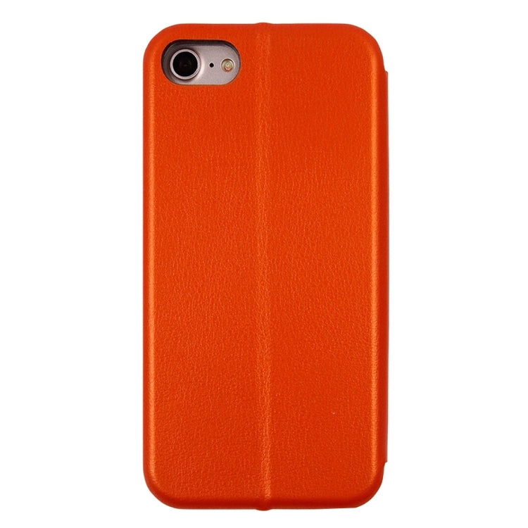 For  iPhone 8 & 7  Magnetic Suction Style Horizontal Flip Leather Protective Case with Holder & Card Slots, Can Match the Car Holder(Not Included)