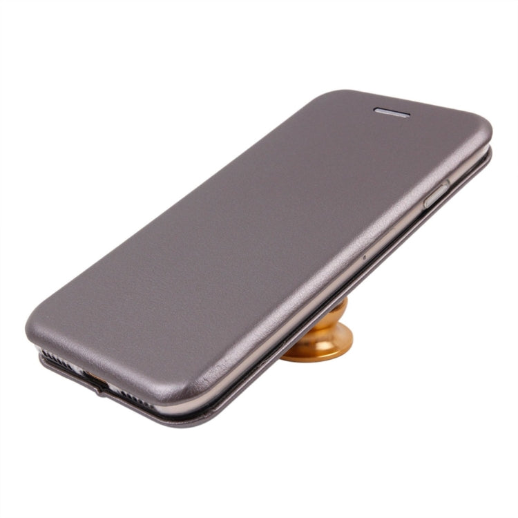 For  iPhone 8 & 7  Magnetic Suction Style Horizontal Flip Leather Protective Case with Holder & Card Slots, Can Match the Car Holder(Not Included)