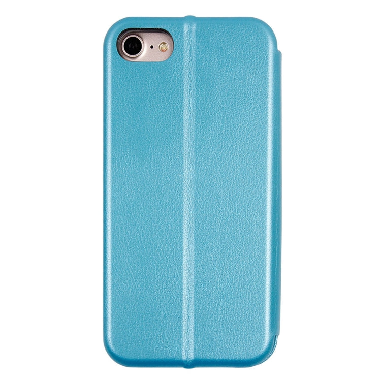 For  iPhone 8 & 7  Magnetic Suction Style Horizontal Flip Leather Protective Case with Holder & Card Slots, Can Match the Car Holder(Not Included)