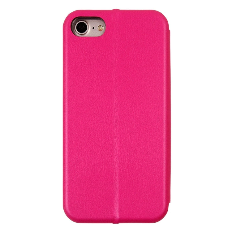 For  iPhone 8 & 7  Magnetic Suction Style Horizontal Flip Leather Protective Case with Holder & Card Slots, Can Match the Car Holder(Not Included)
