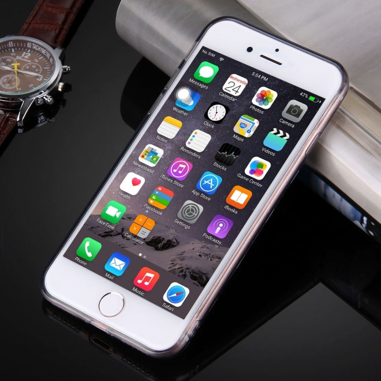 For  iPhone 8 & 7  0.5mm Ultra-thin Dark Color Transparent TPU Protective Case