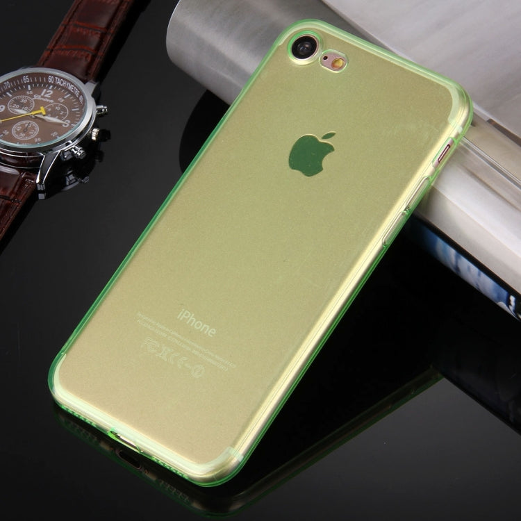 For  iPhone 8 & 7  0.5mm Ultra-thin Dark Color Transparent TPU Protective Case