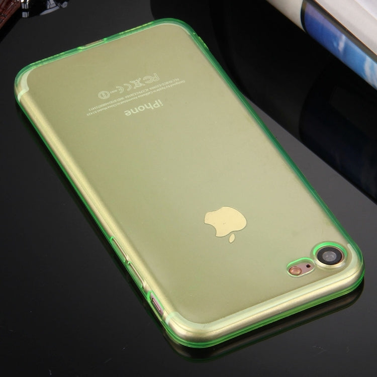For  iPhone 8 & 7  0.5mm Ultra-thin Dark Color Transparent TPU Protective Case