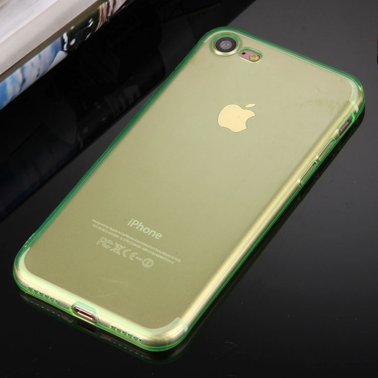 For  iPhone 8 & 7  0.5mm Ultra-thin Dark Color Transparent TPU Protective Case