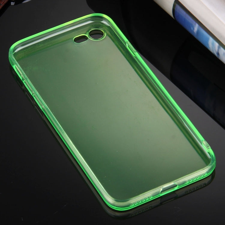 For  iPhone 8 & 7  0.5mm Ultra-thin Dark Color Transparent TPU Protective Case