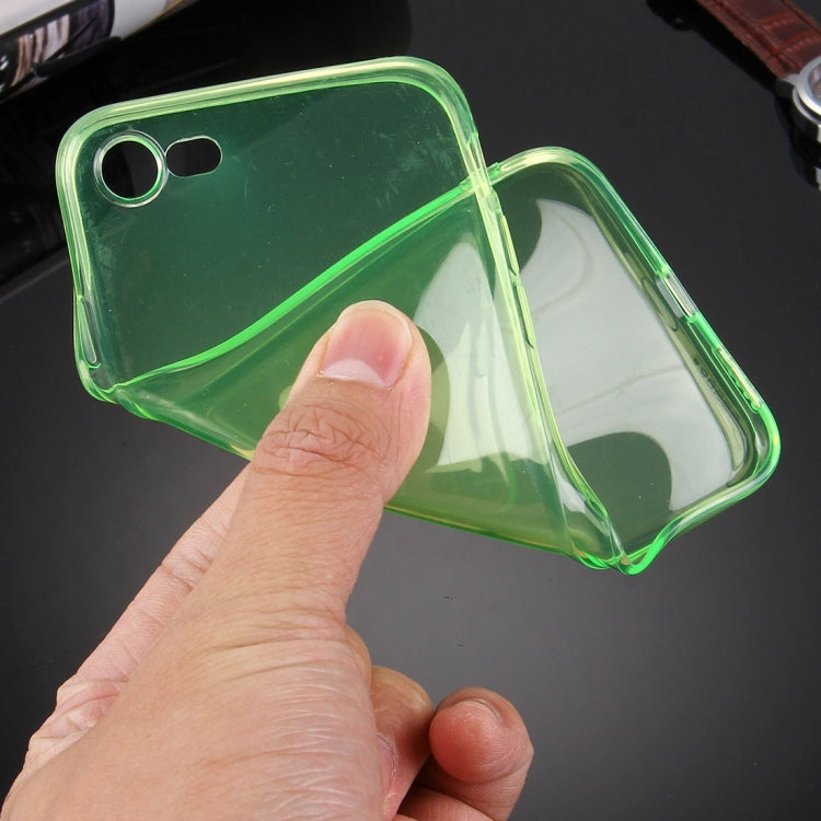 For  iPhone 8 & 7  0.5mm Ultra-thin Dark Color Transparent TPU Protective Case