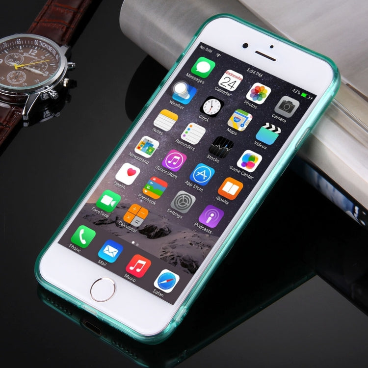 For  iPhone 8 & 7  0.5mm Ultra-thin Dark Color Transparent TPU Protective Case
