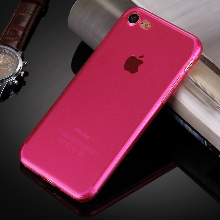 For  iPhone 8 & 7  0.5mm Ultra-thin Dark Color Transparent TPU Protective Case