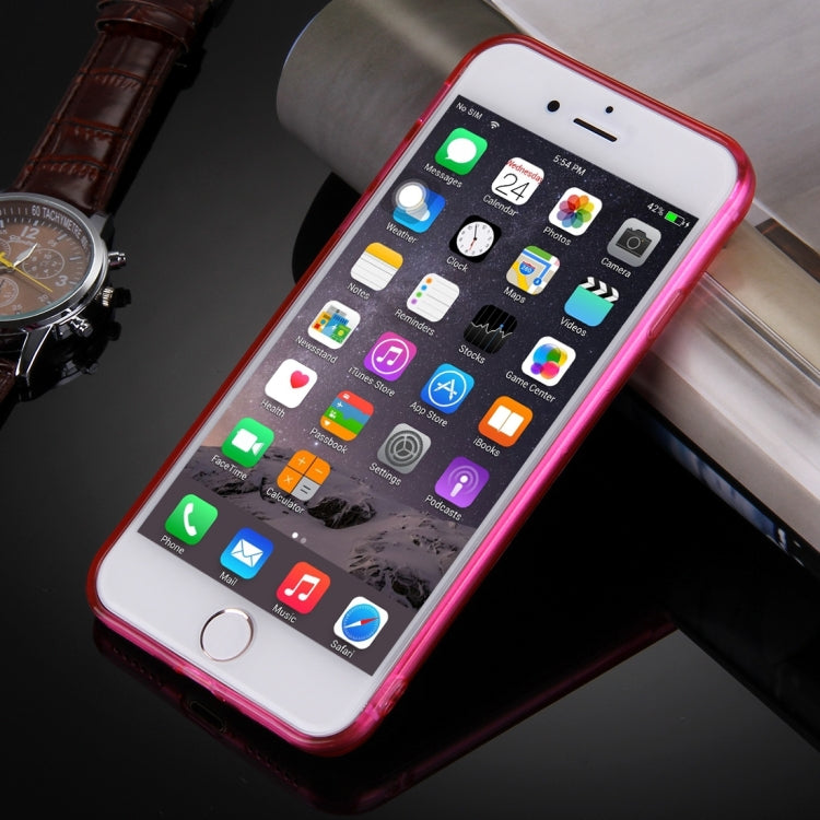 For  iPhone 8 & 7  0.5mm Ultra-thin Dark Color Transparent TPU Protective Case