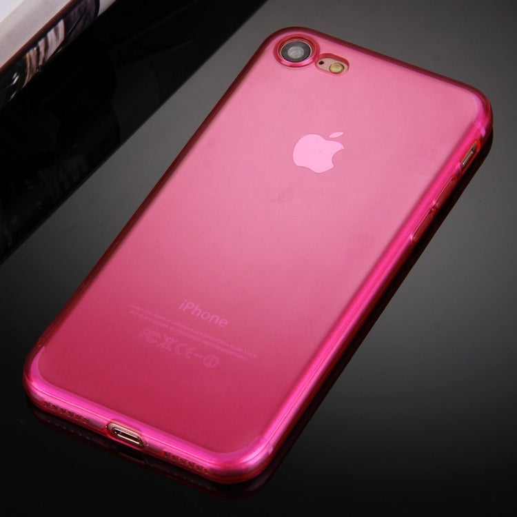 For  iPhone 8 & 7  0.5mm Ultra-thin Dark Color Transparent TPU Protective Case