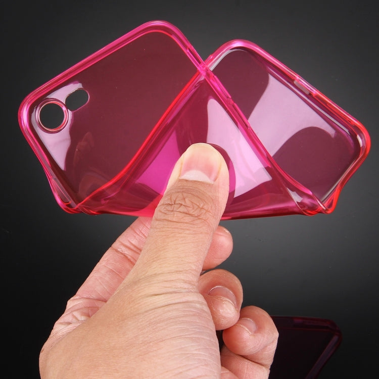 For  iPhone 8 & 7  0.5mm Ultra-thin Dark Color Transparent TPU Protective Case