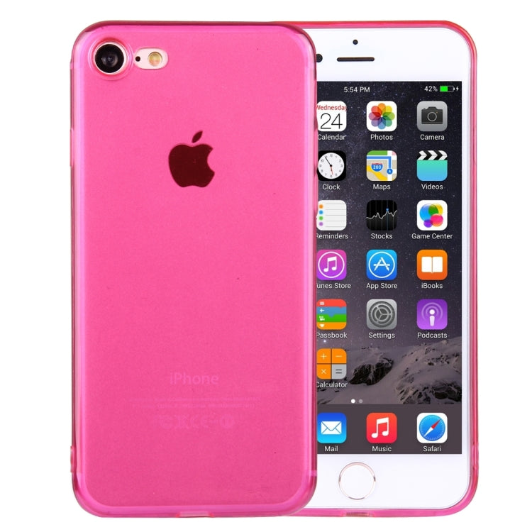 For  iPhone 8 & 7  0.5mm Ultra-thin Dark Color Transparent TPU Protective Case