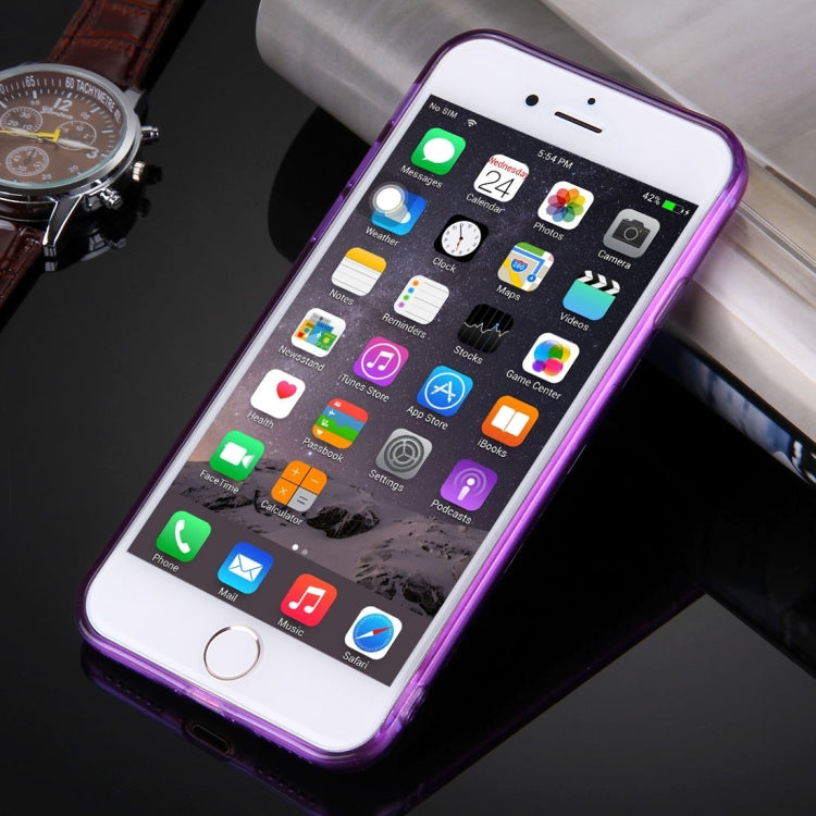 For  iPhone 8 & 7  0.5mm Ultra-thin Dark Color Transparent TPU Protective Case