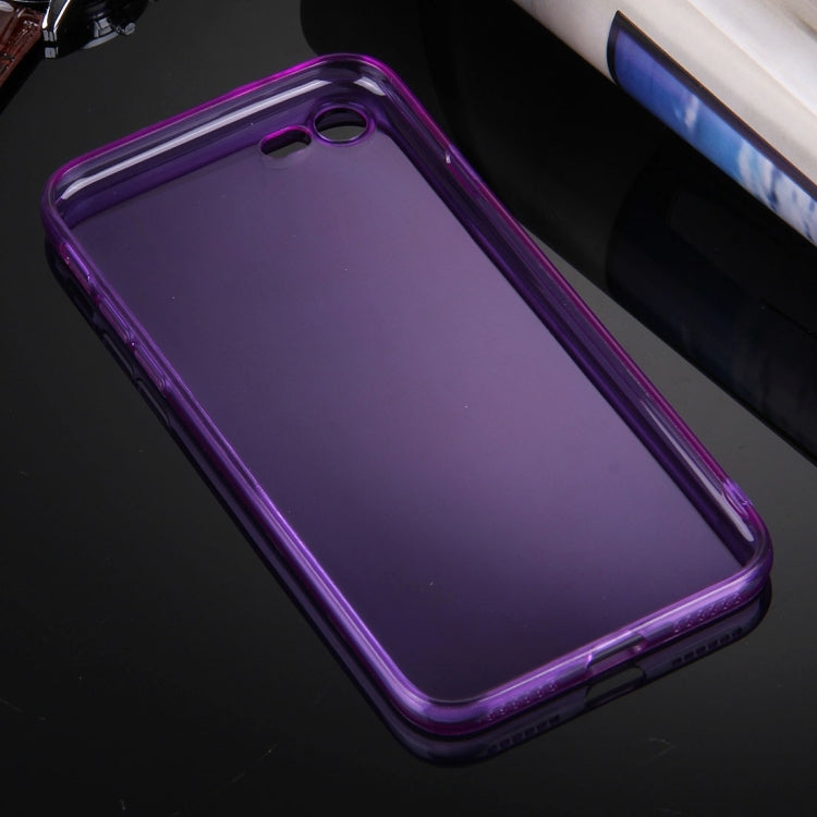 For  iPhone 8 & 7  0.5mm Ultra-thin Dark Color Transparent TPU Protective Case