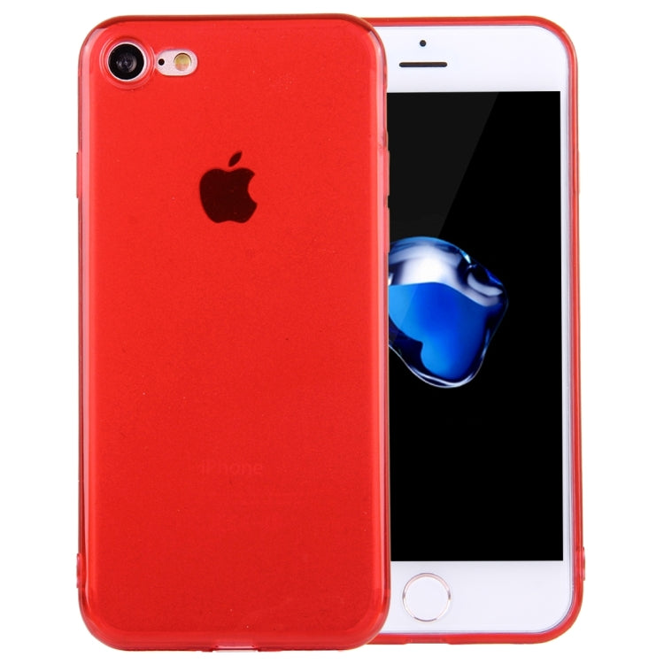 For  iPhone 8 & 7  0.5mm Ultra-thin Dark Color Transparent TPU Protective Case