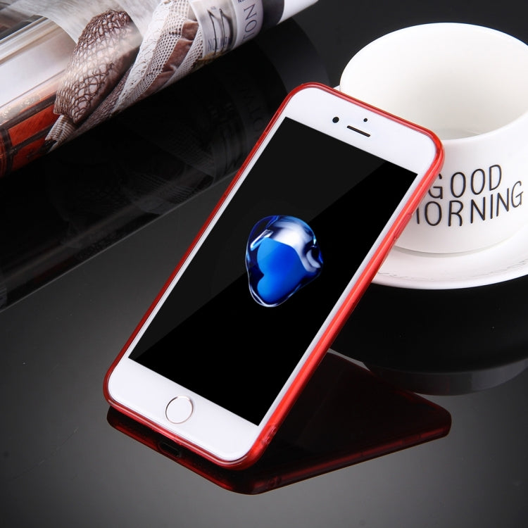 For  iPhone 8 & 7  0.5mm Ultra-thin Dark Color Transparent TPU Protective Case