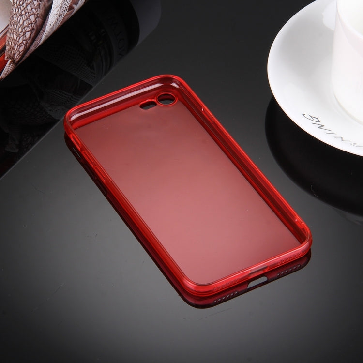 For  iPhone 8 & 7  0.5mm Ultra-thin Dark Color Transparent TPU Protective Case