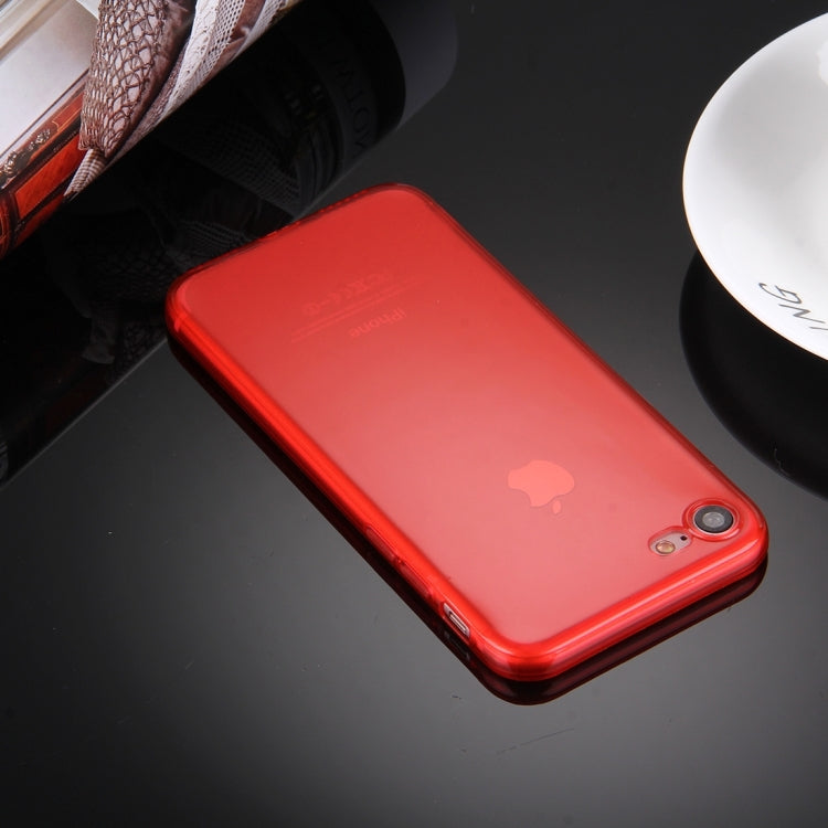 For  iPhone 8 & 7  0.5mm Ultra-thin Dark Color Transparent TPU Protective Case