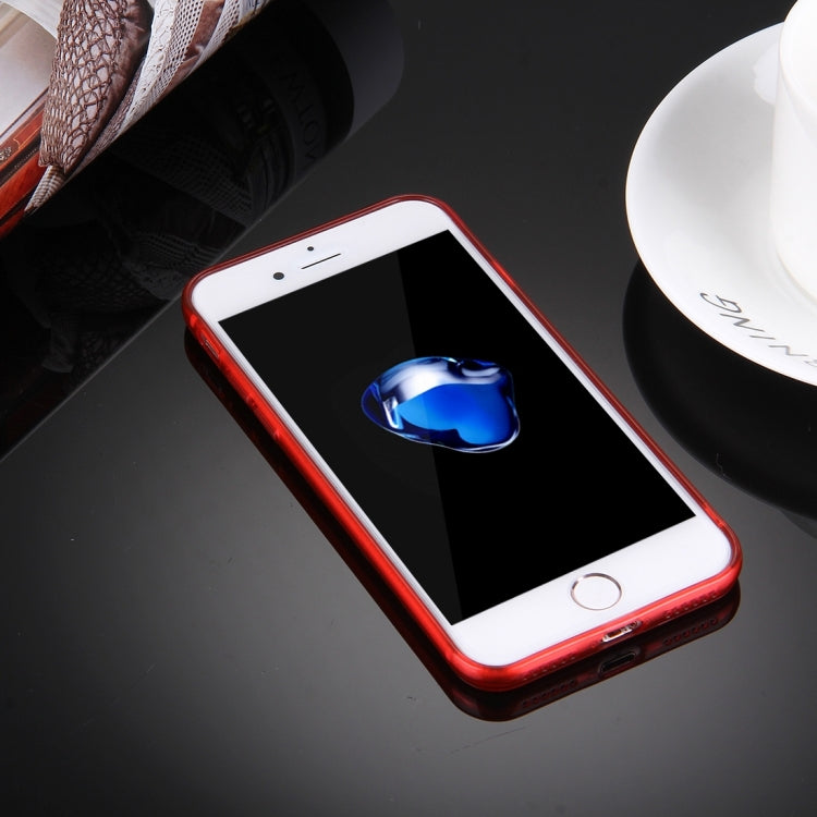 For  iPhone 8 & 7  0.5mm Ultra-thin Dark Color Transparent TPU Protective Case