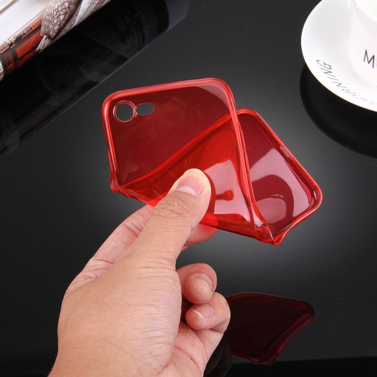 For  iPhone 8 & 7  0.5mm Ultra-thin Dark Color Transparent TPU Protective Case