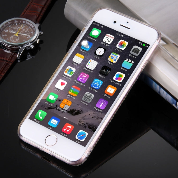 For  iPhone 8 & 7  0.5mm Ultra-thin Dark Color Transparent TPU Protective Case