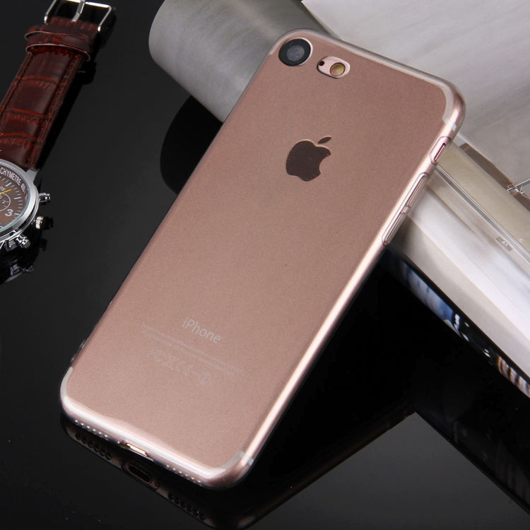 For  iPhone 8 & 7  0.5mm Ultra-thin Light Color Transparent TPU Protective Case