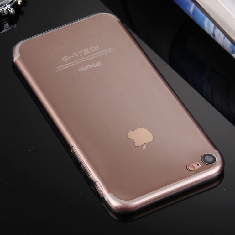 For  iPhone 8 & 7  0.5mm Ultra-thin Light Color Transparent TPU Protective Case