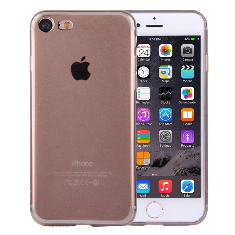 For  iPhone 8 & 7  0.5mm Ultra-thin Light Color Transparent TPU Protective Case