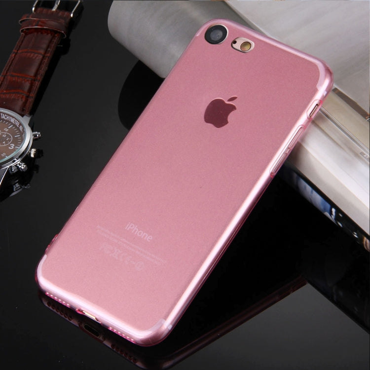 For  iPhone 8 & 7  0.5mm Ultra-thin Light Color Transparent TPU Protective Case
