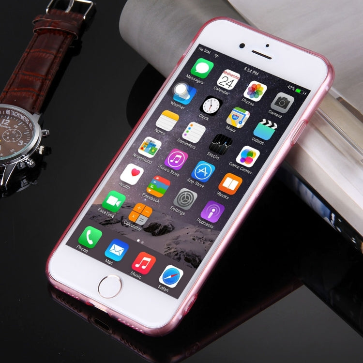 For  iPhone 8 & 7  0.5mm Ultra-thin Light Color Transparent TPU Protective Case