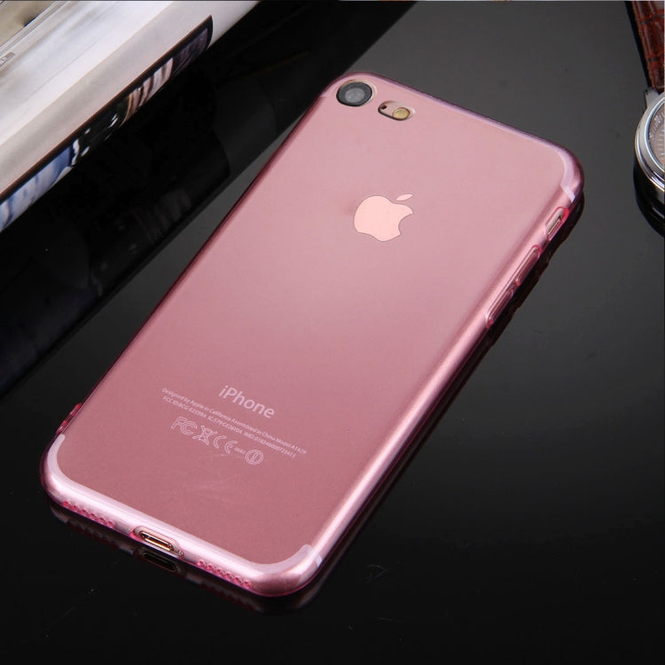 For  iPhone 8 & 7  0.5mm Ultra-thin Light Color Transparent TPU Protective Case