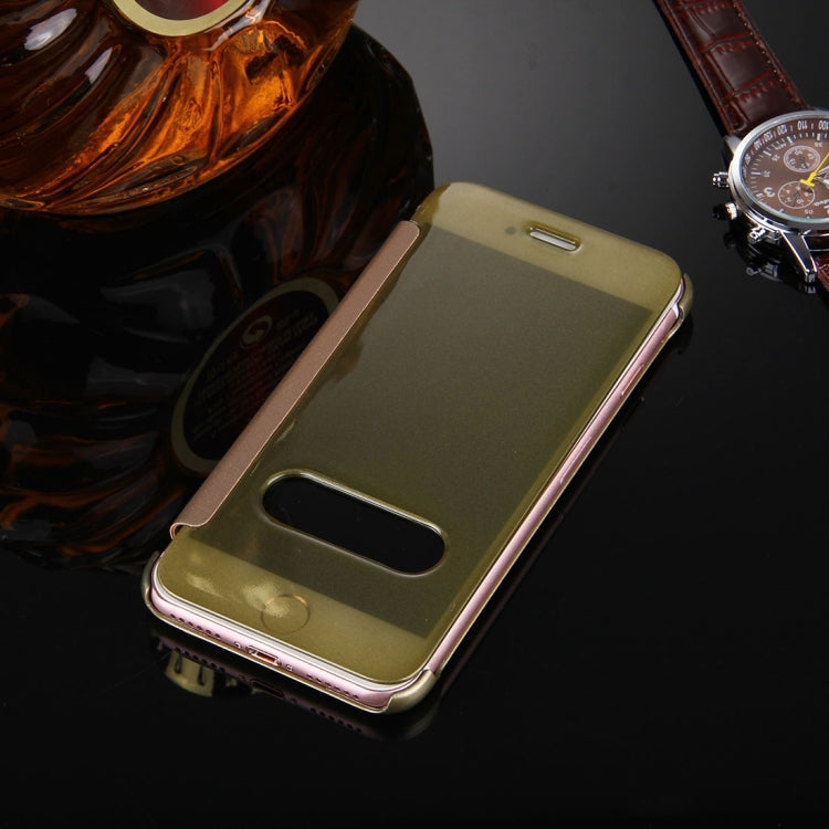 For  iPhone 8 & 7  Frosted Horizontal Flip Leather Case with Answer Slide Window