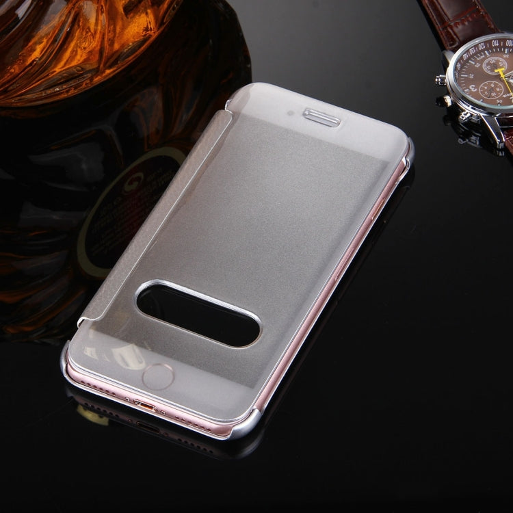 For  iPhone 8 & 7  Frosted Horizontal Flip Leather Case with Answer Slide Window