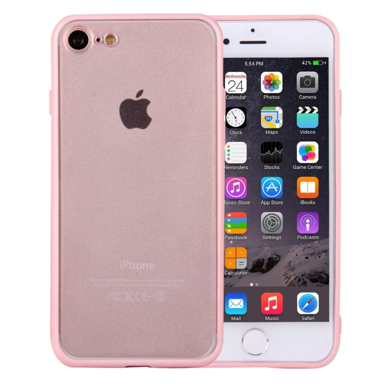 For  iPhone 8 & 7  TPU + PC Transparent Protective Case