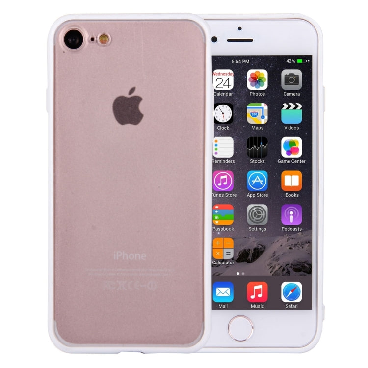 For  iPhone 8 & 7  TPU + PC Transparent Protective Case