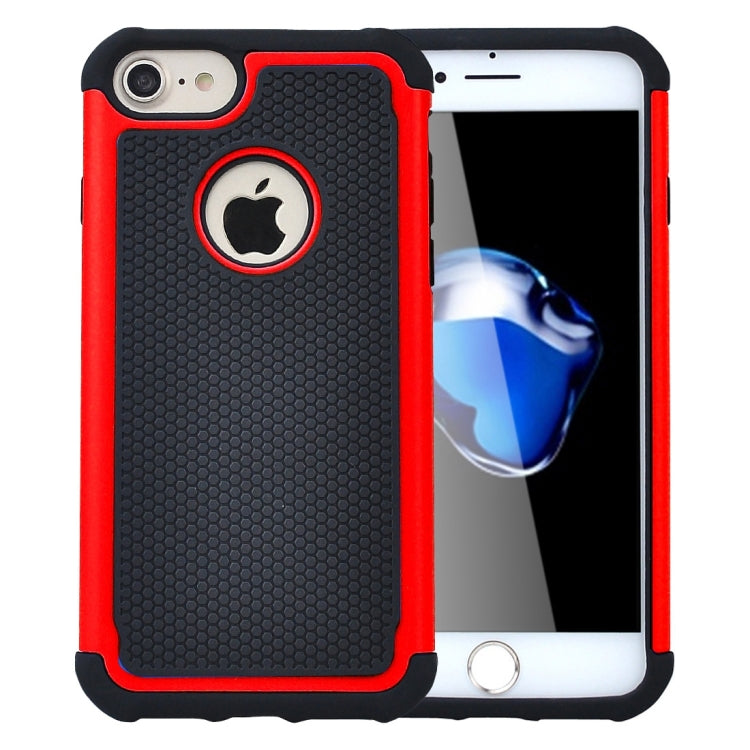 For  iPhone 8 & 7  Ball Texture Separable TPU + PC Shock-resistant Combination Case