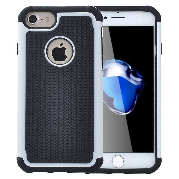 For  iPhone 8 & 7  Ball Texture Separable TPU + PC Shock-resistant Combination Case