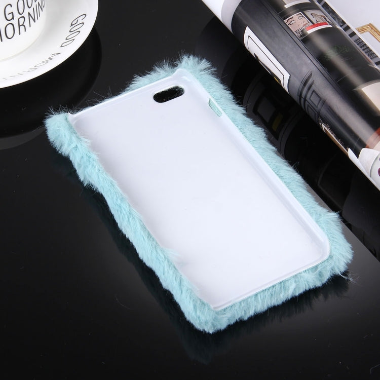 For  iPhone 8 & 7  Genuine Rabbit Hair Diamond Encrusted PC Protective Case