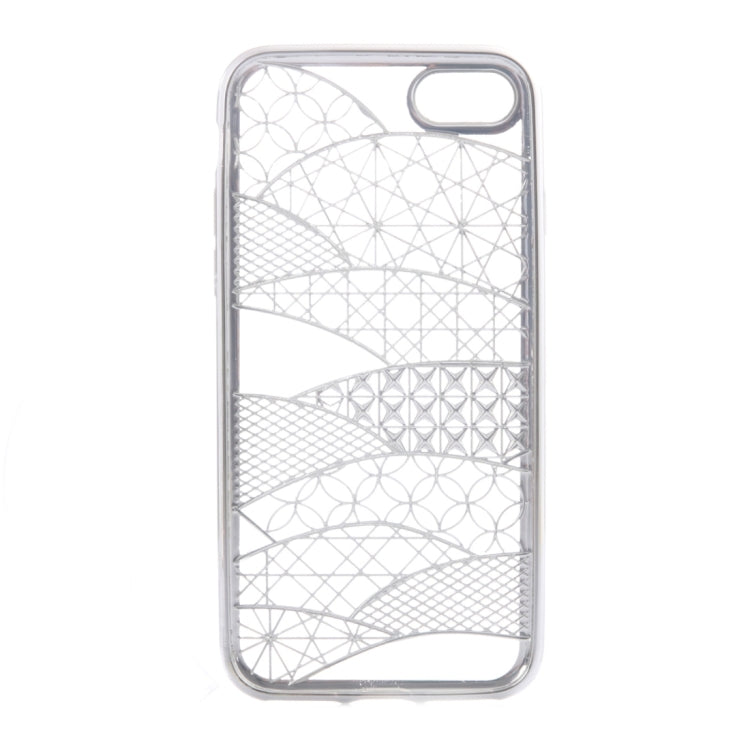For  iPhone 8 & 7  Architectural Pattern Electroplating TPU Protective Case