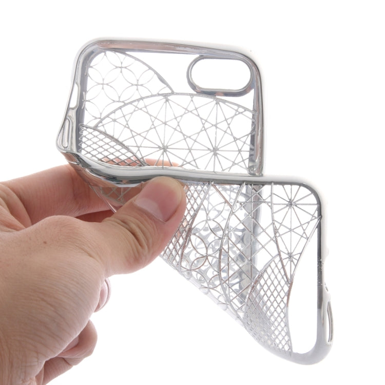 For  iPhone 8 & 7  Architectural Pattern Electroplating TPU Protective Case