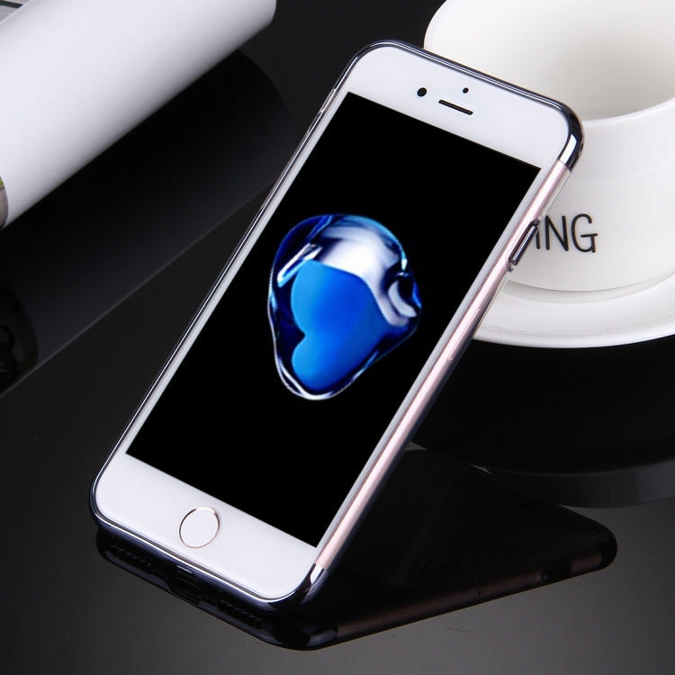 For  iPhone 8 & 7  Electroplating Soft TPU Protective Cover Case