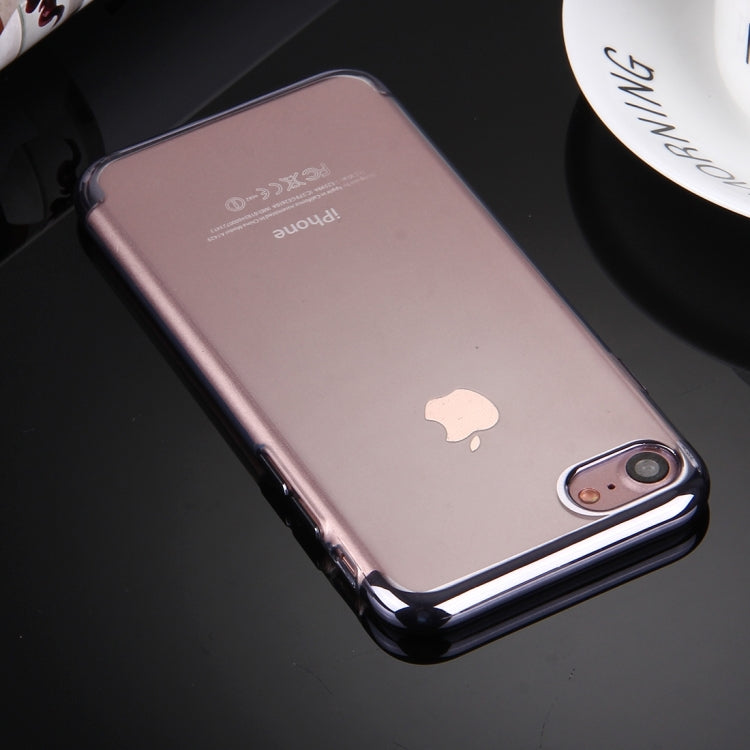 For  iPhone 8 & 7  Electroplating Soft TPU Protective Cover Case