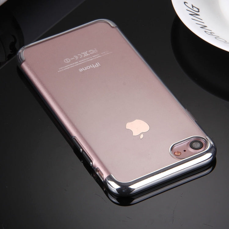 For  iPhone 8 & 7  Electroplating Soft TPU Protective Cover Case