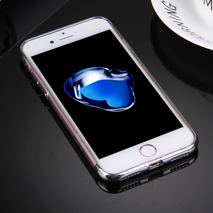 For  iPhone 8 & 7  Electroplating Soft TPU Protective Cover Case