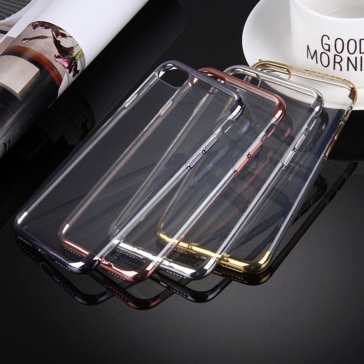 For  iPhone 8 & 7  Electroplating Soft TPU Protective Cover Case