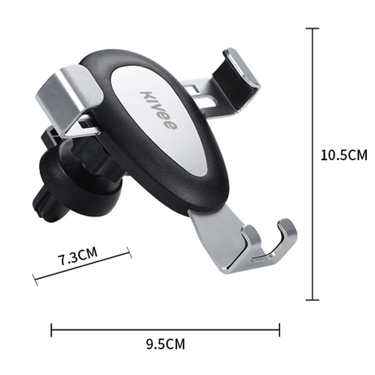 KIVEE KV-UC09 Universal Car Metal Gravity Mobile Phone Holder Bracket