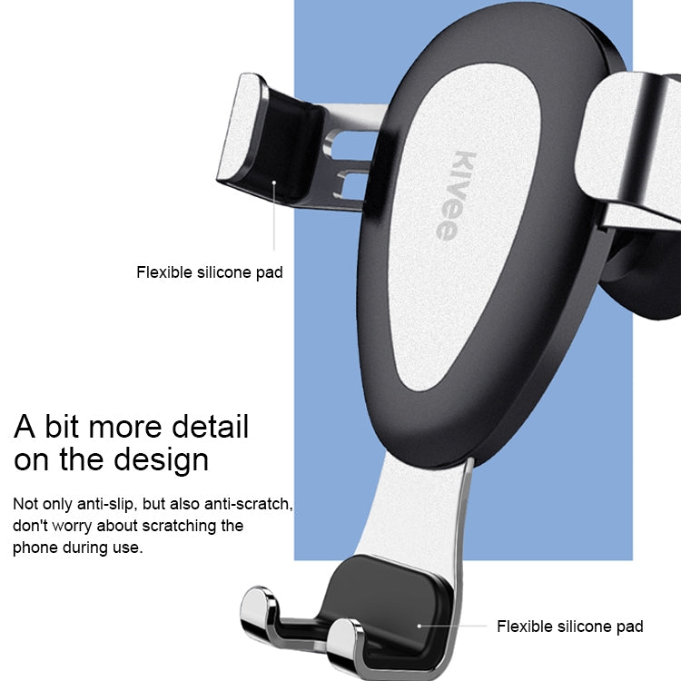 KIVEE KV-UC09 Universal Car Metal Gravity Mobile Phone Holder Bracket