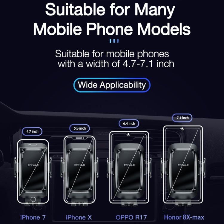 CAFELE Otto Series Car Water Cup (Fort)  Holderï¼ŒSuction Cup Telescopic Section + Cup Mouth Section(Black)